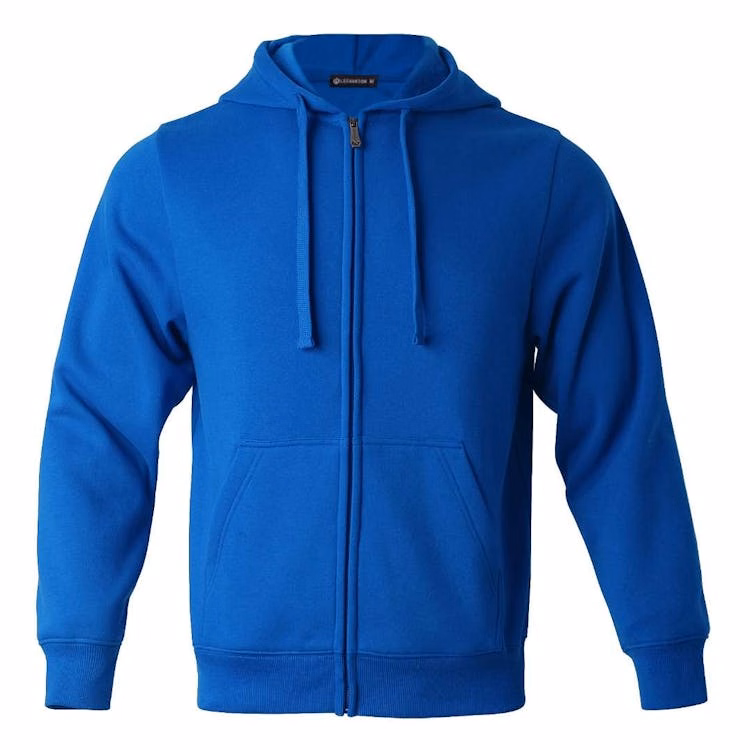 Fleece Full Zip Hoodies - Size Large Royal Blue
