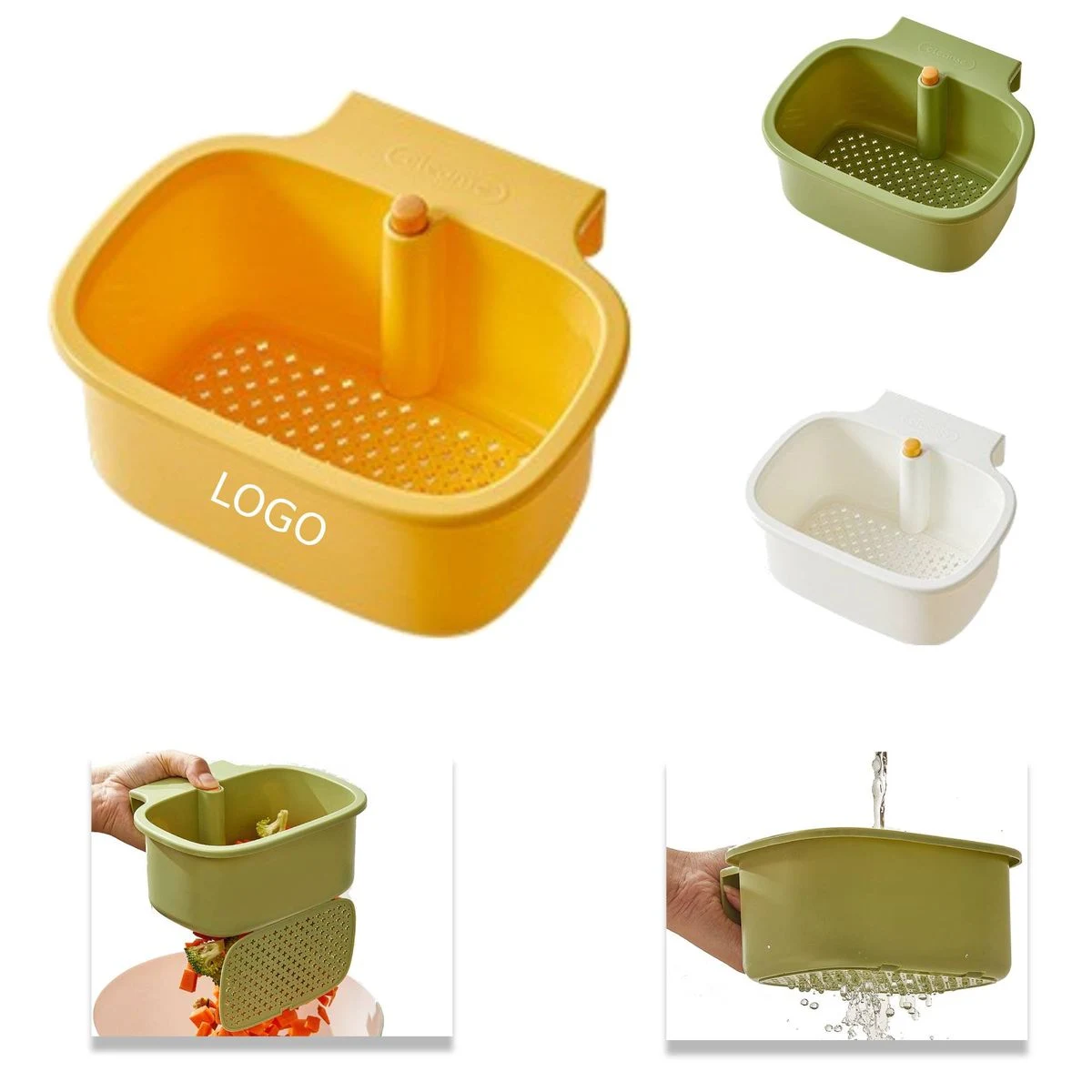 Custom Logo Hanging Sink Drain Basket 1