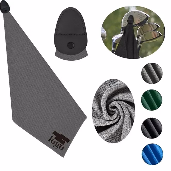 Waffle Golf Towel With Magnetic