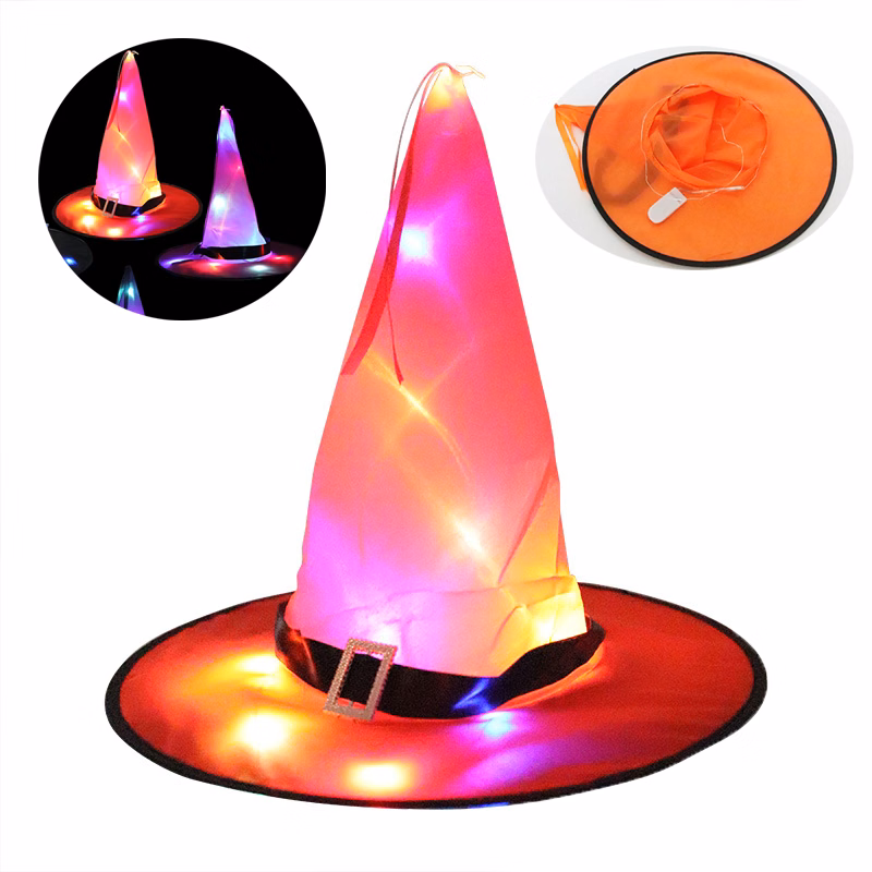 Halloween LED Luminous Wizard Hat