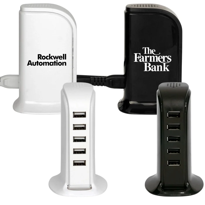 UL 5 Port USB Charging Tower 1