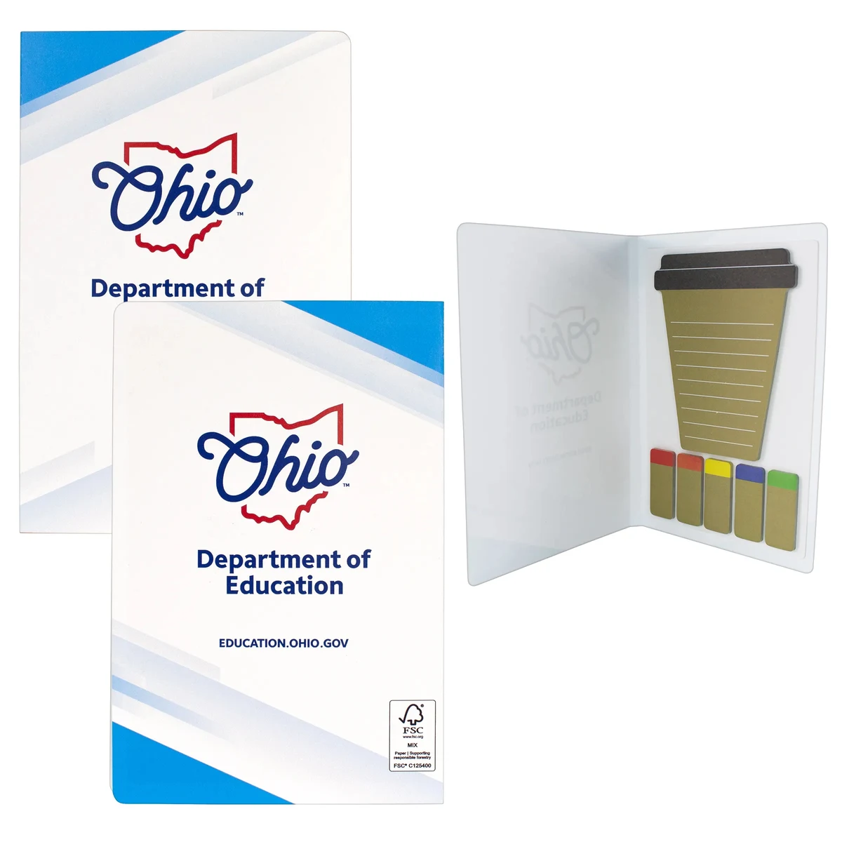 Full Color Coffee Cup Sticky Notepad 1