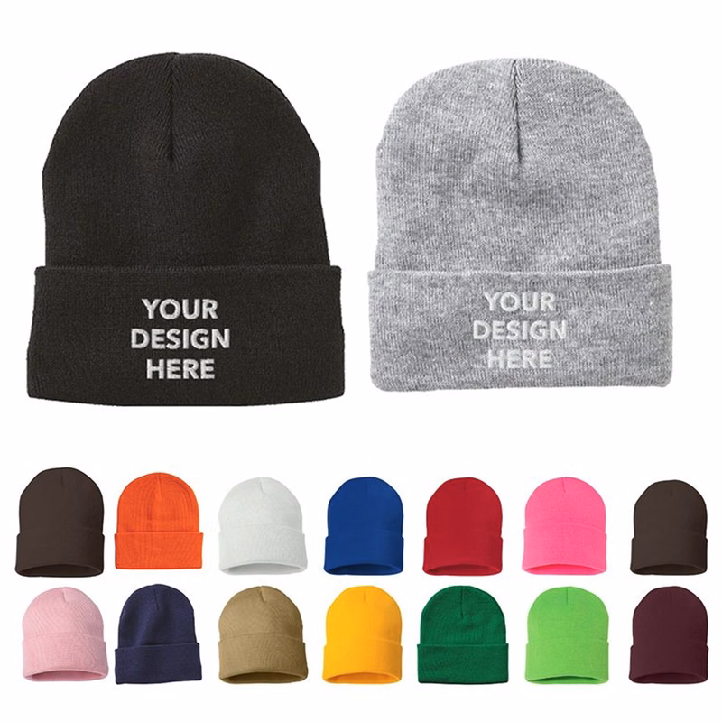 Custom Embroidery Winter Beanie Cap