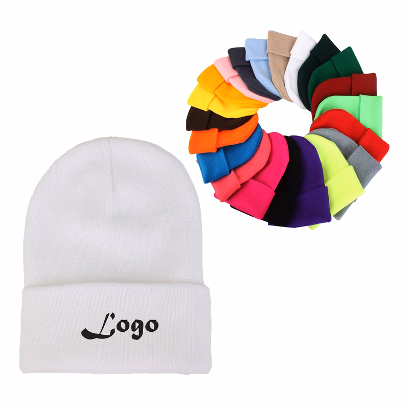 Winter Warm Synthetic Fiber Knitted Hat