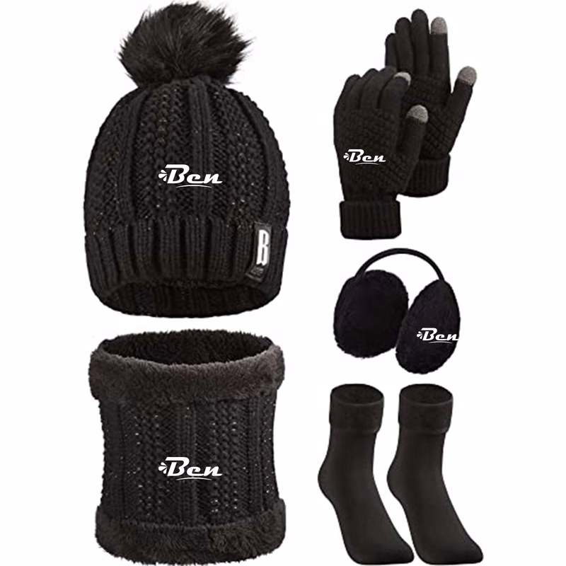 5 Pieces Women Winter Ski Outing Set