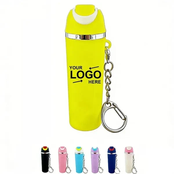 Custom Mini Cup Keychain Lip Balm Holder — Portable Personal Care Accessory Essential 1