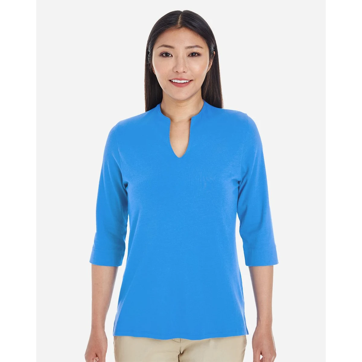 Women's Perfect Fit™ Tailored Open Neckline Top - DP188W 1