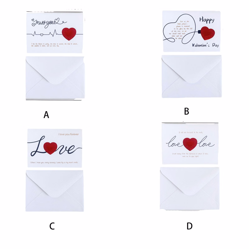 Paper Envelope Love Valentine's Day Greeting Card