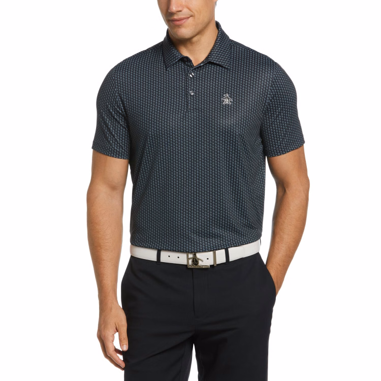Original Penguin All-Over-Pete Printed Polo (Logo on Left Chest))