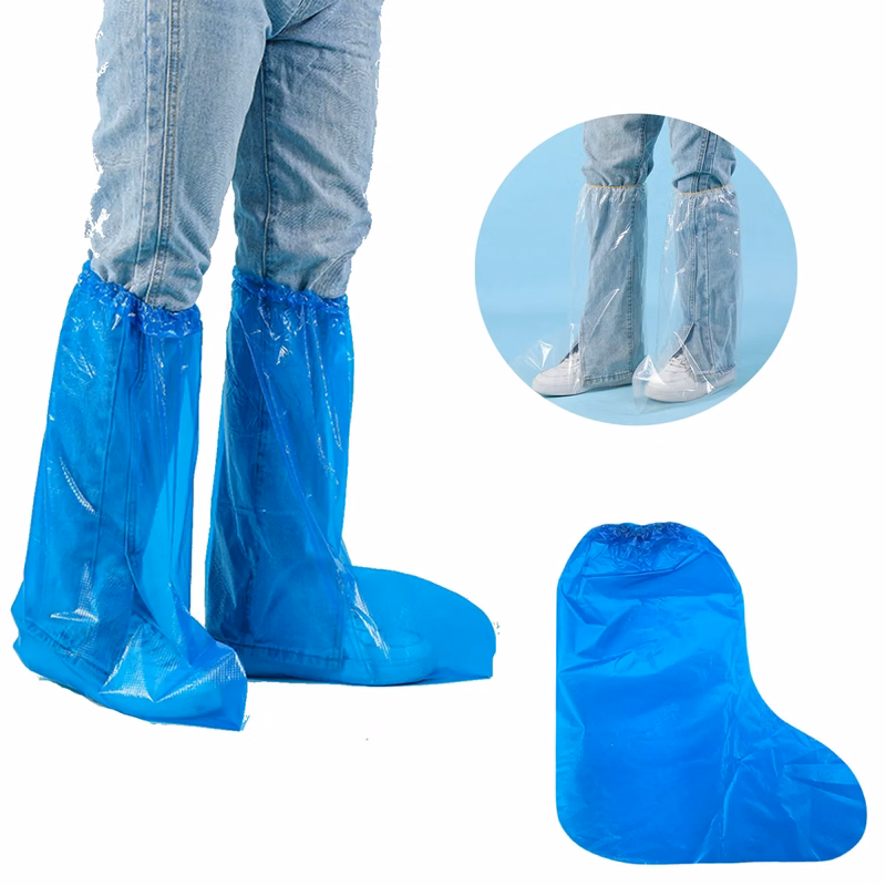 Disposable Long Plastic Shoe Covers