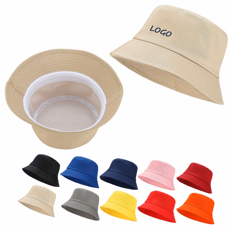 Embroidery Cotton Bucket Hat