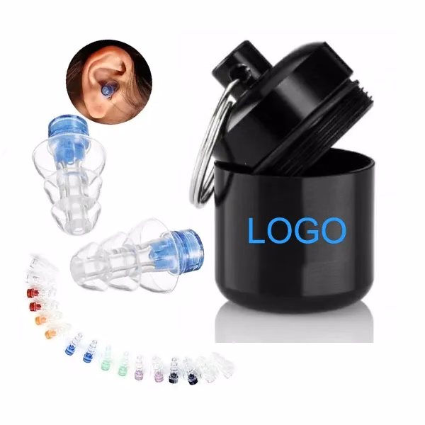 Hearing Protection Ear Plugs with Aluminium Container