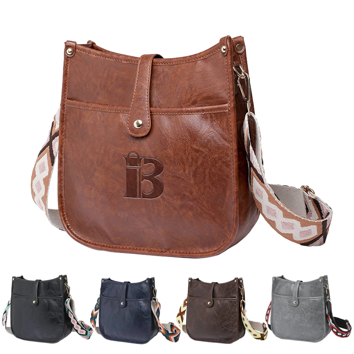 PU Leather Women Crossbody Shoulder Bags 1