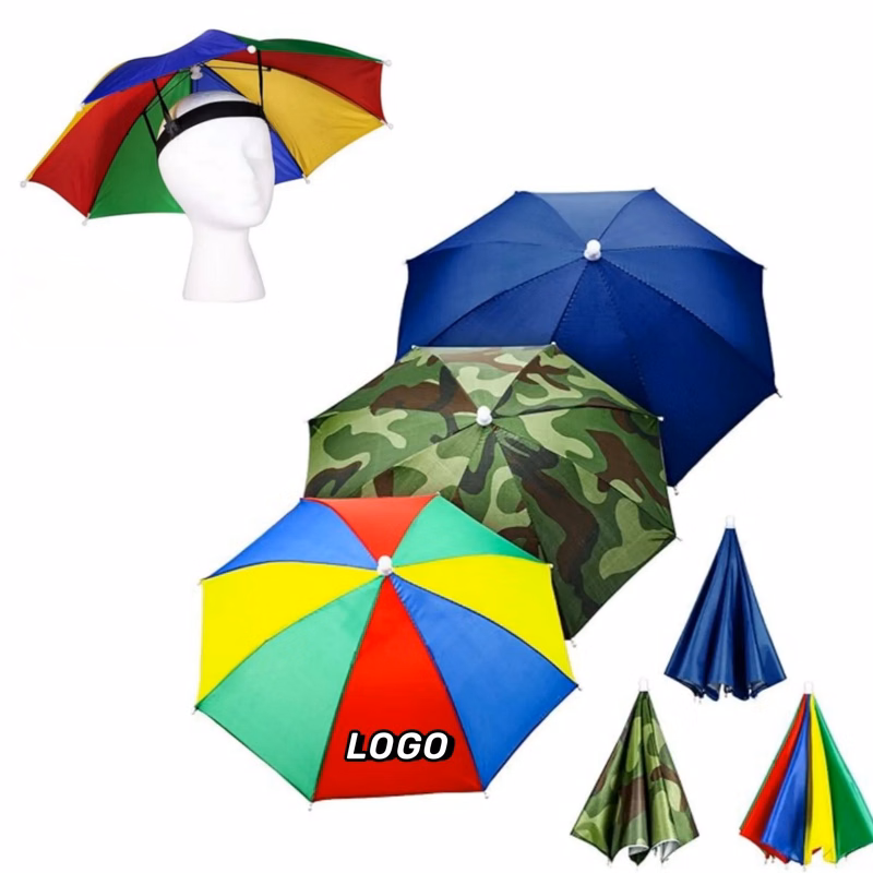 Full Color Outdoor Sun Protection Umbrella Hat