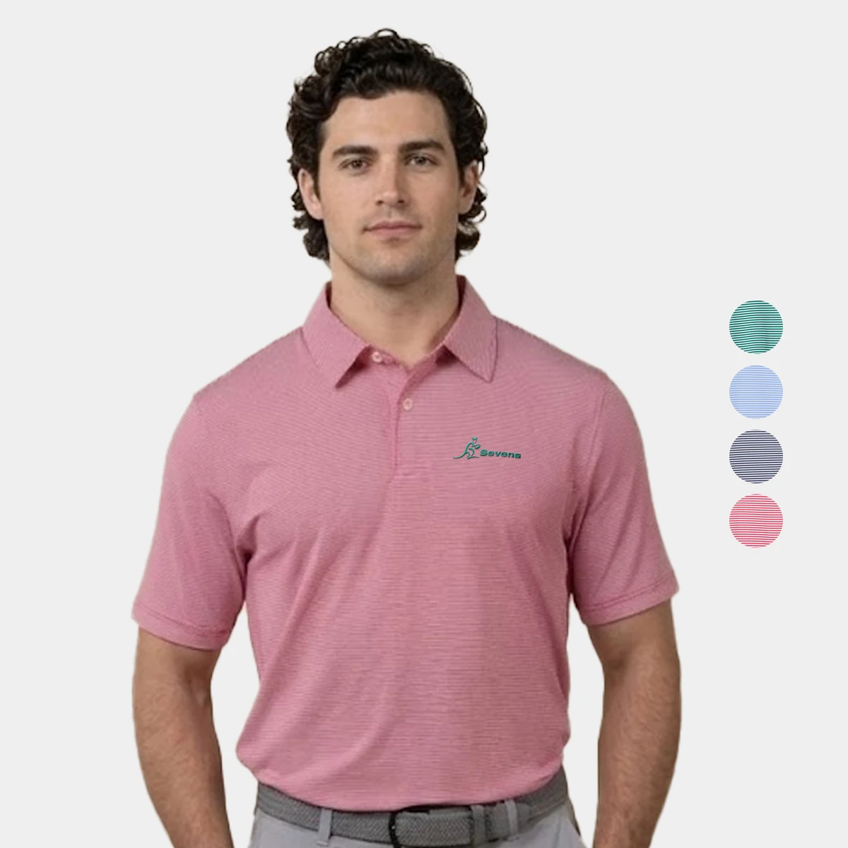 Ashworth® Golf Bunker Stripe Polo 1