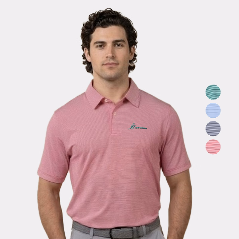 Ashworth® Golf Bunker Stripe Polo
