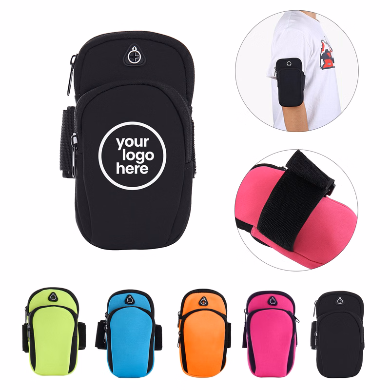 MOQ:10pcs Adjustable Running Arm Pouch