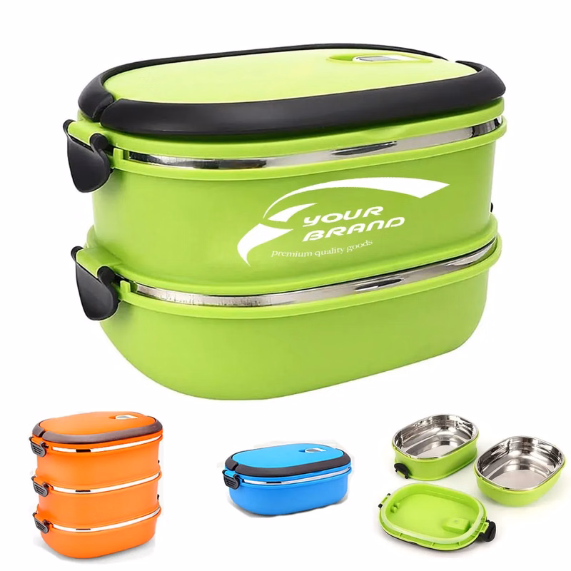 High Quality Food Container 3 Layers Optional Lunch Box