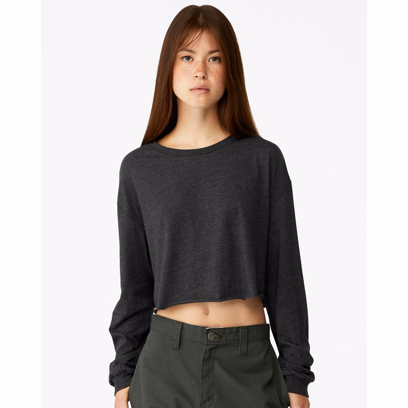 Women's FWD Fashion Crop Long Sleeve Tee - 6501