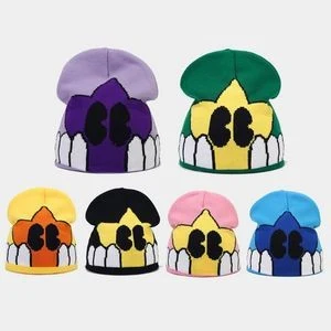 Unisex Cute Star Knitted Winter Hats 1