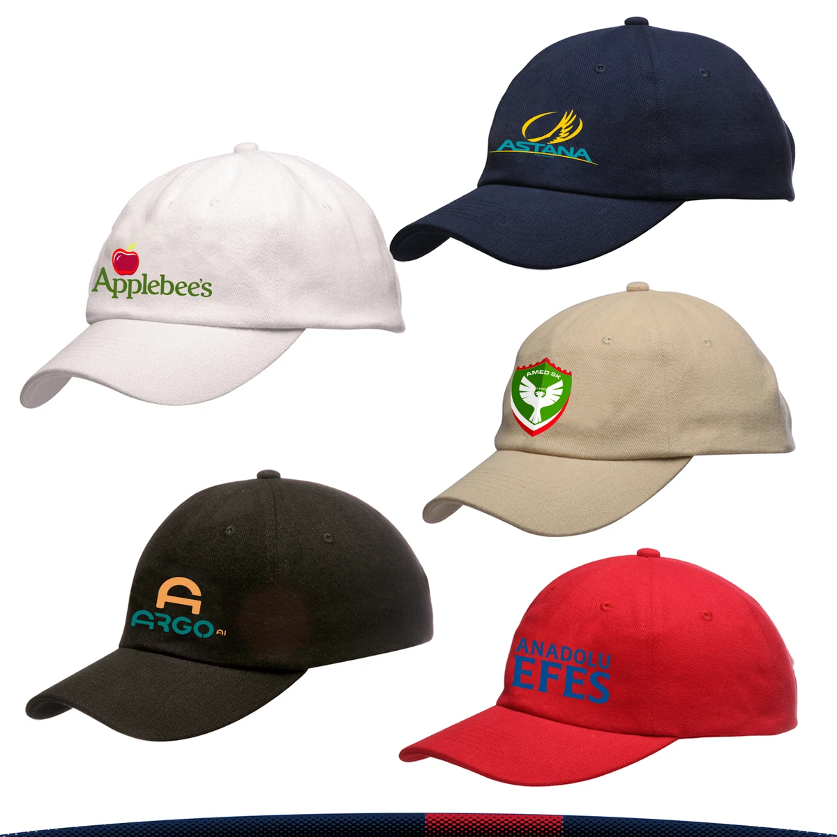 Ace 6-Panel Baseball Caps 1