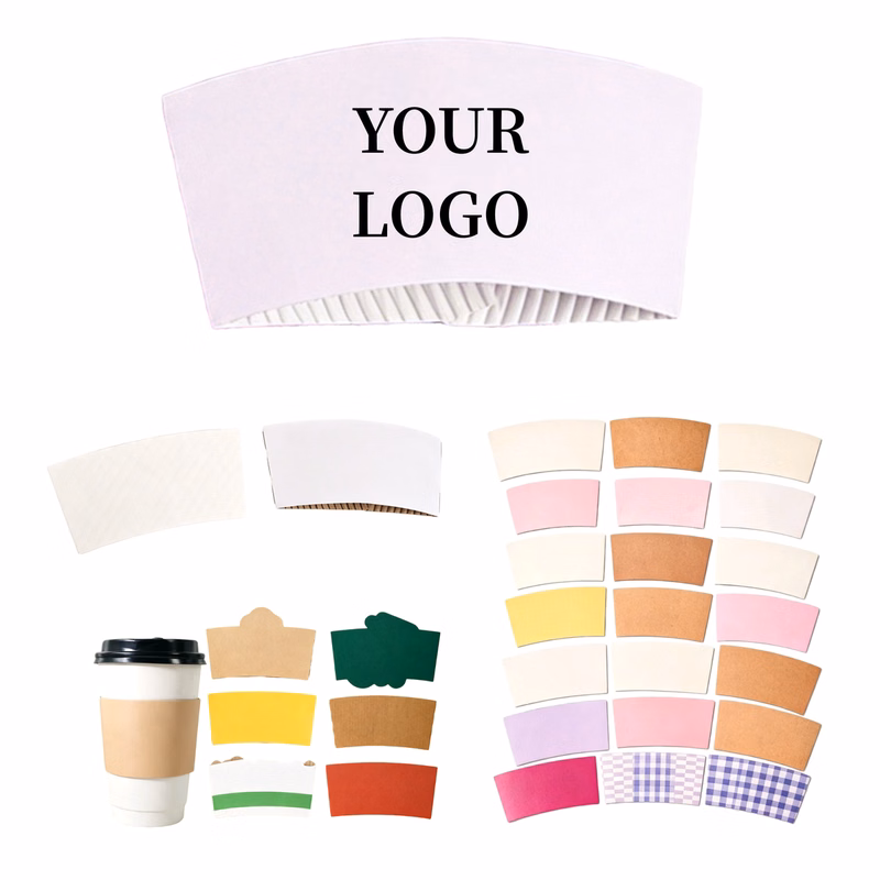 Insulated Corrugated Cup Sleeve Custom Print