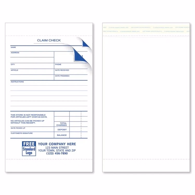 Repair Orders, Jewelry, Classic Design, Envelope
