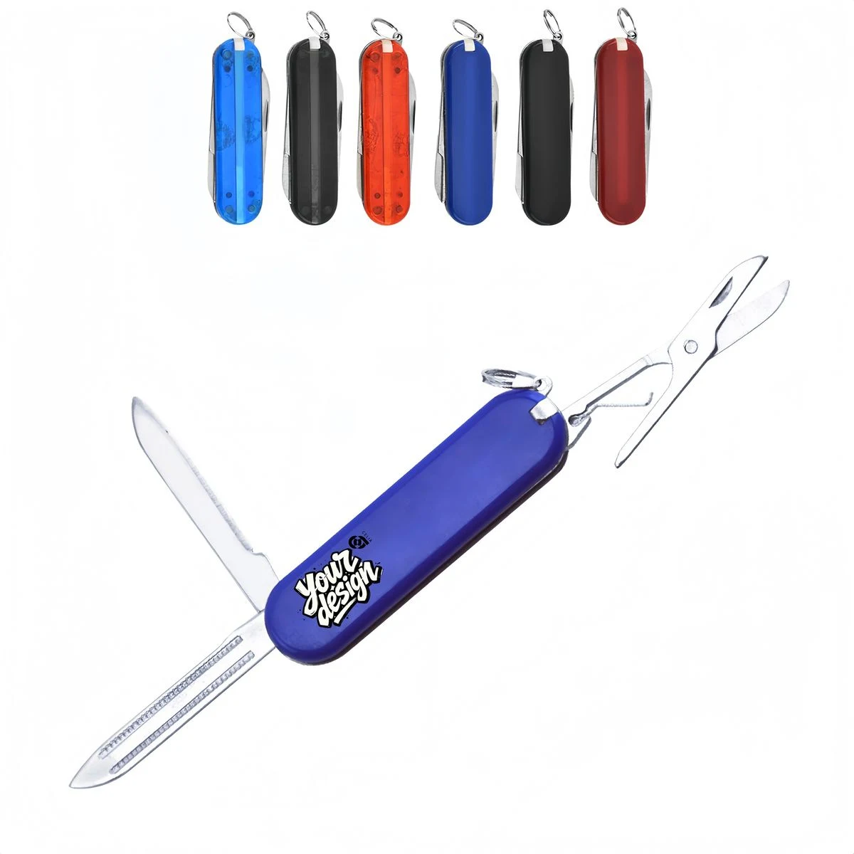 5-in-1 Multi-Tool Keychain Compact Utility Pocket Knife 1