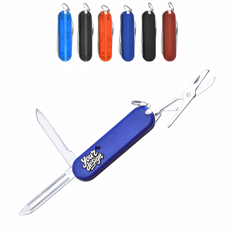 5-in-1 Multi-Tool Keychain Compact Utility Pocket Knife