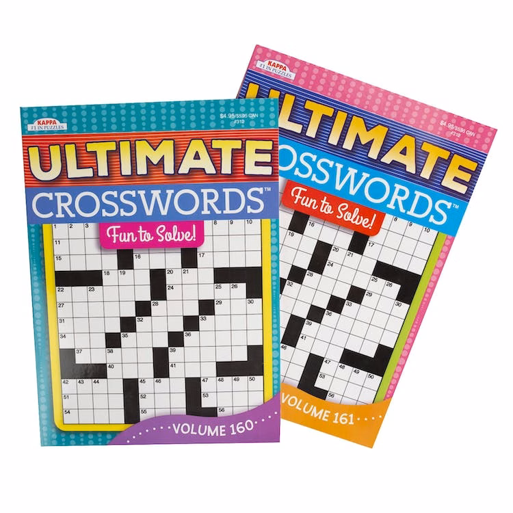 Ultimate Crossword Puzzle Books - Two Titles