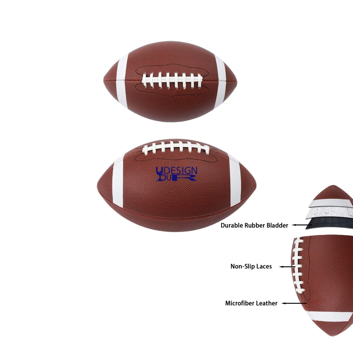 Custom Size 6 PVC Football 1