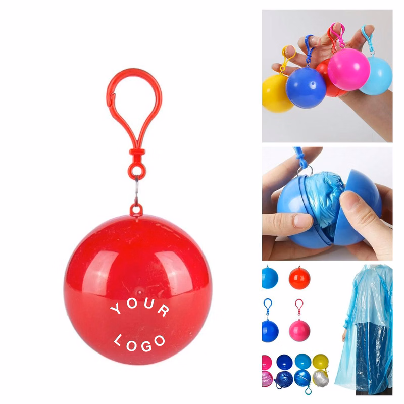Compact Raincoat Ball for Outdoor Activities