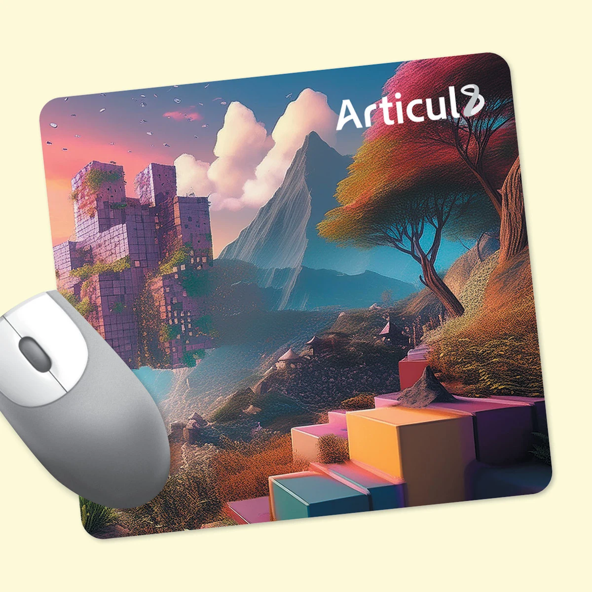 Origin'L Fabric 7.5"x8"x1/4" Mouse Pad 1