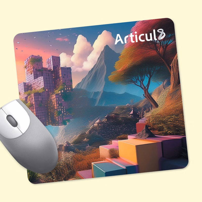 Origin'L Fabric 7.5"x8"x1/4" Mouse Pad
