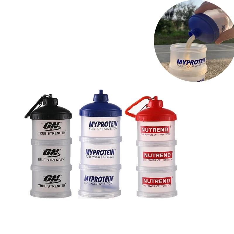 3-layer Portable Protein Powder Storage Containers 1