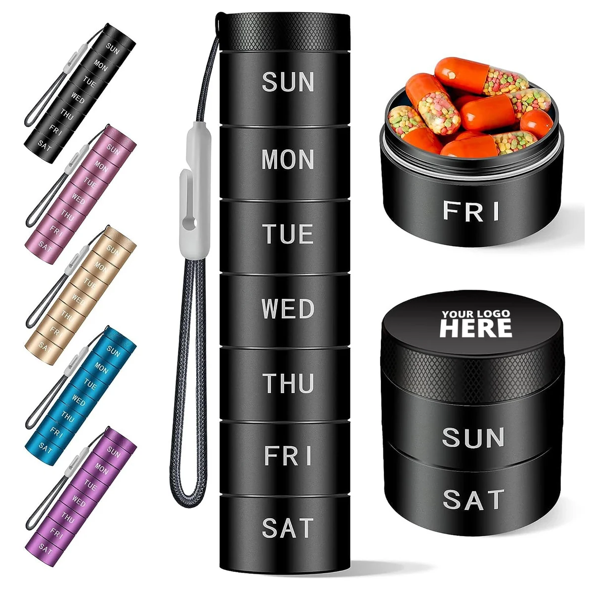 Metal Pill Organizer 1