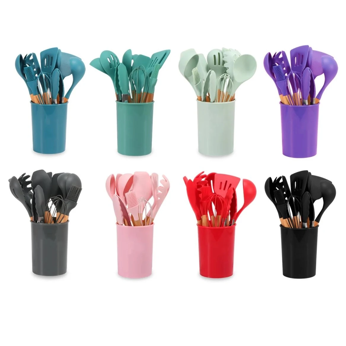 12 PCS Silicone Kitchen Utensil 1