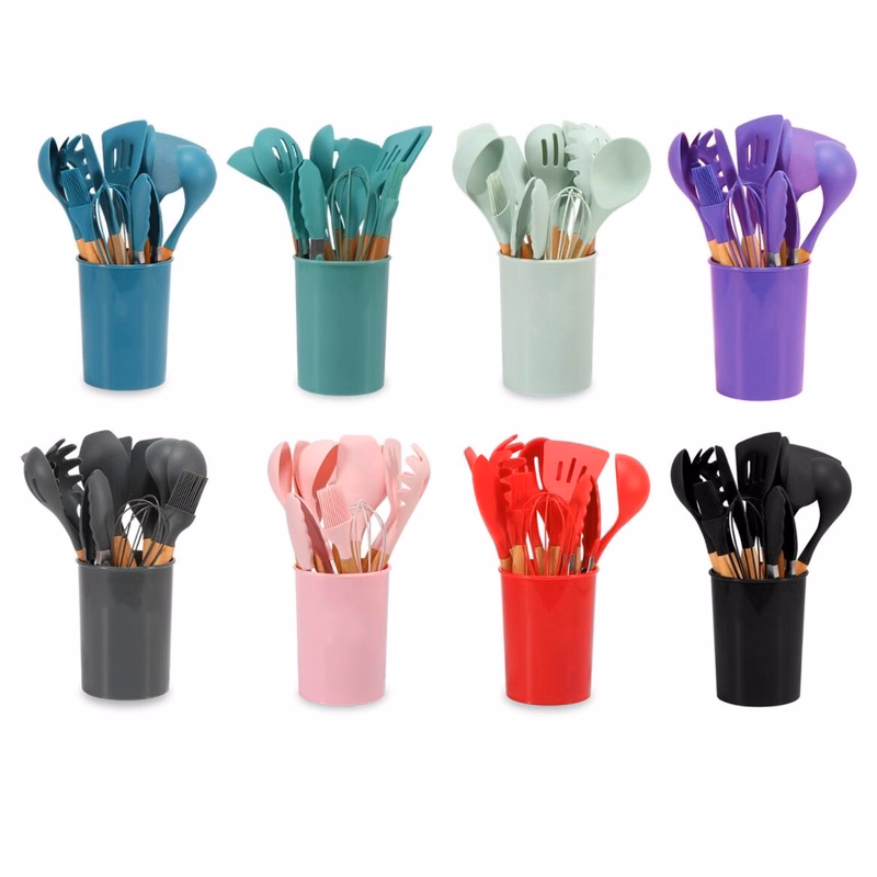 12 PCS Silicone Kitchen Utensil