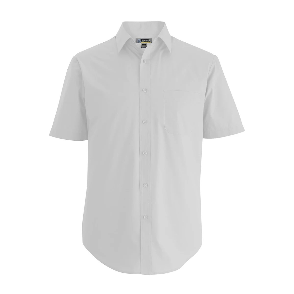 Mens Essential Broadcloth Shirt Short Sleeve 1
