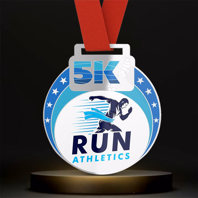 2" UV Printed 5K Medals