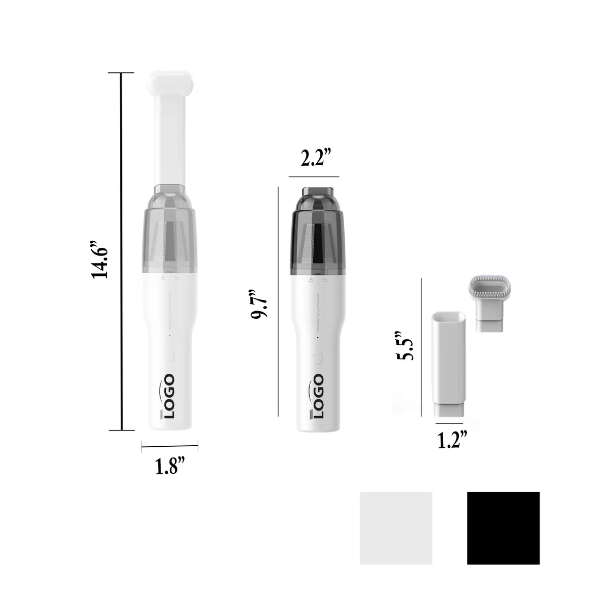 Portable Dual Function Car / Home Vacuum Cleaner MOQ 100PCS 1