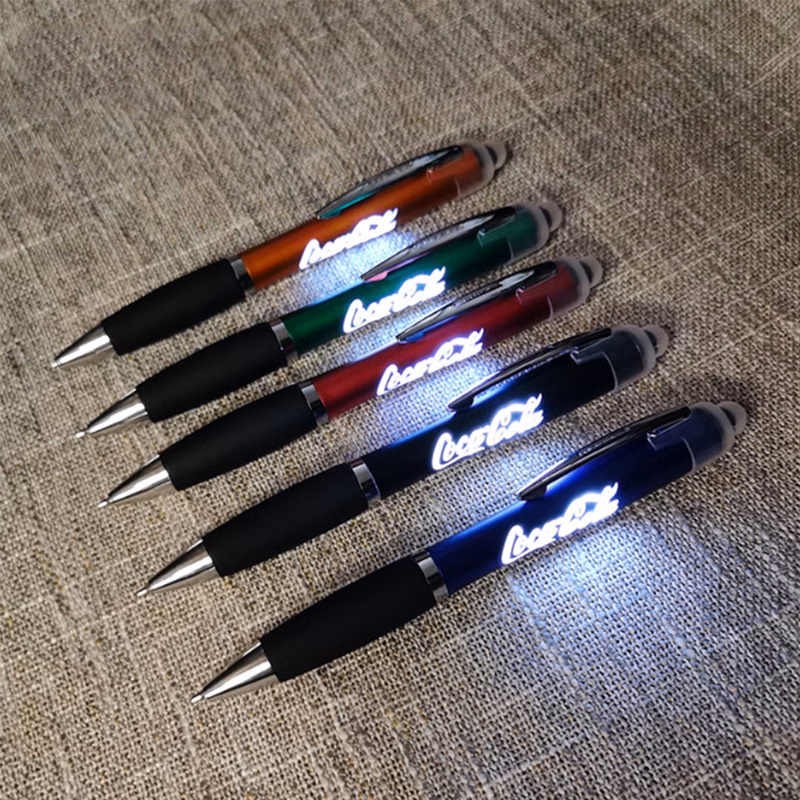Light Up Logo Gourd Shape Touch Pen