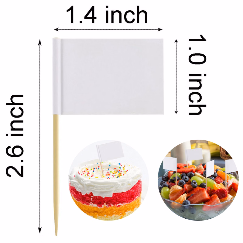 Toothpick Flag With 2 1/2" Stick