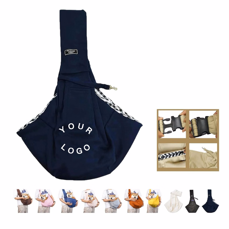 Soft Sling Dog Bag for Small Pet Transportation