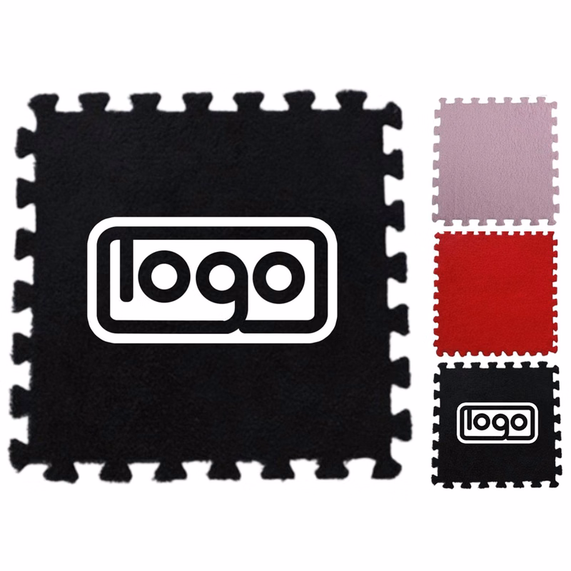 Suede Stitching Floor Mat