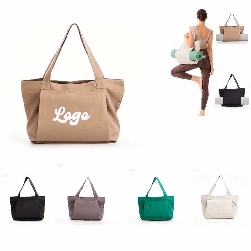 Durable Canvas Yoga Mat Carrier for Pilates Studio