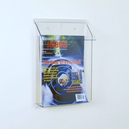 Exterior Pocket Pamphlet Dispenser - 8.5w