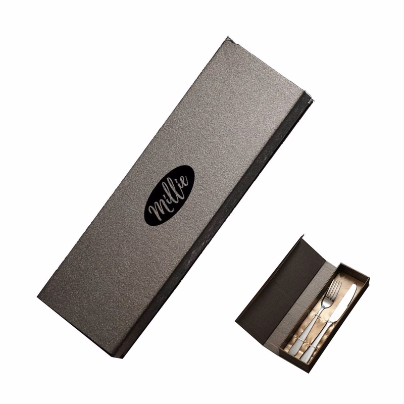2 Pieces Flatware Set Forks Spoons Knives Gift Box