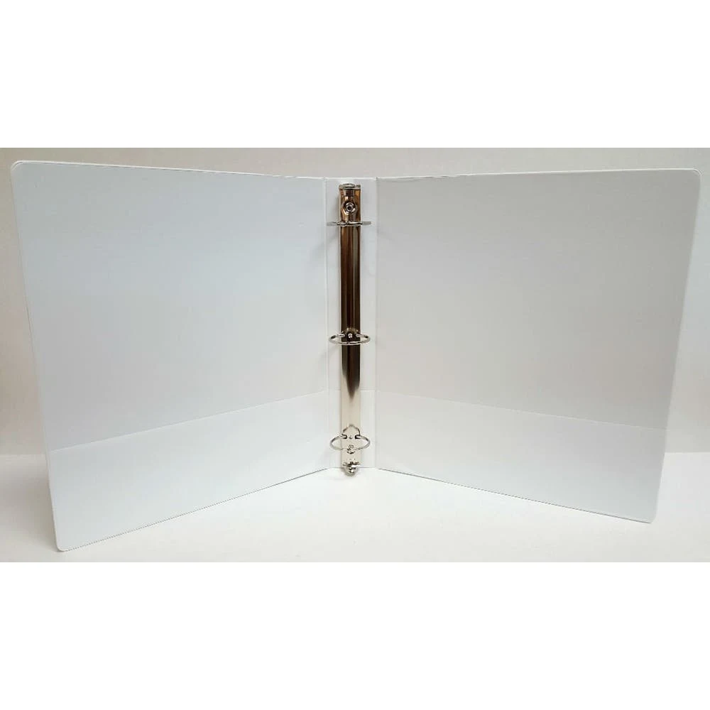 1" Binders - White 2-Pockets 1