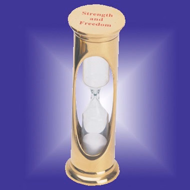 Solid Brass 3-Minute Sand Timer